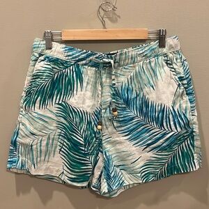 Tahari Tropical Linen Shorts